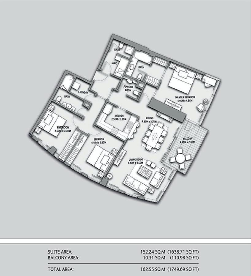 First Class 3Br With Full Burj Khalifa And Fountain View ドバイ エクステリア 写真