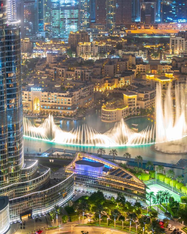 First Class 3Br With Full Burj Khalifa And Fountain View ドバイ エクステリア 写真