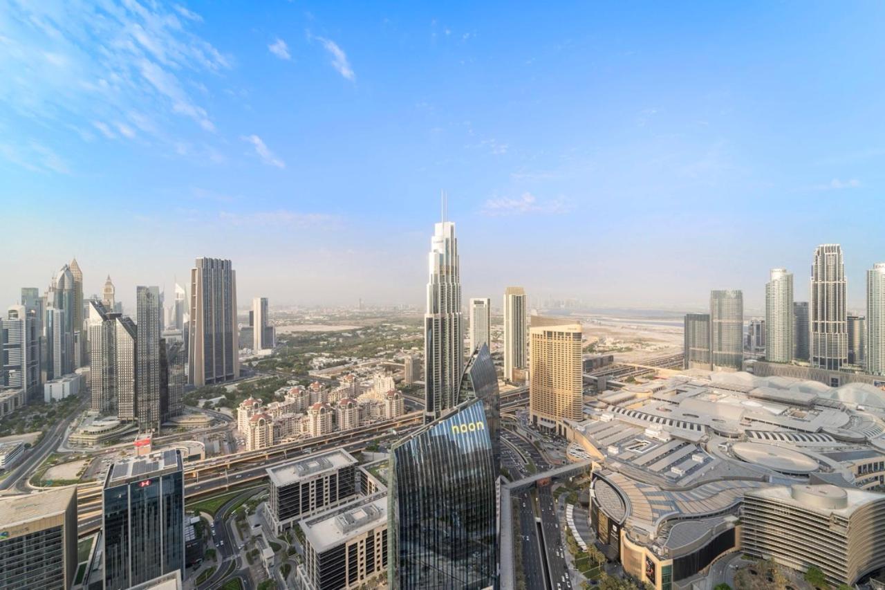 First Class 3Br With Full Burj Khalifa And Fountain View ドバイ エクステリア 写真