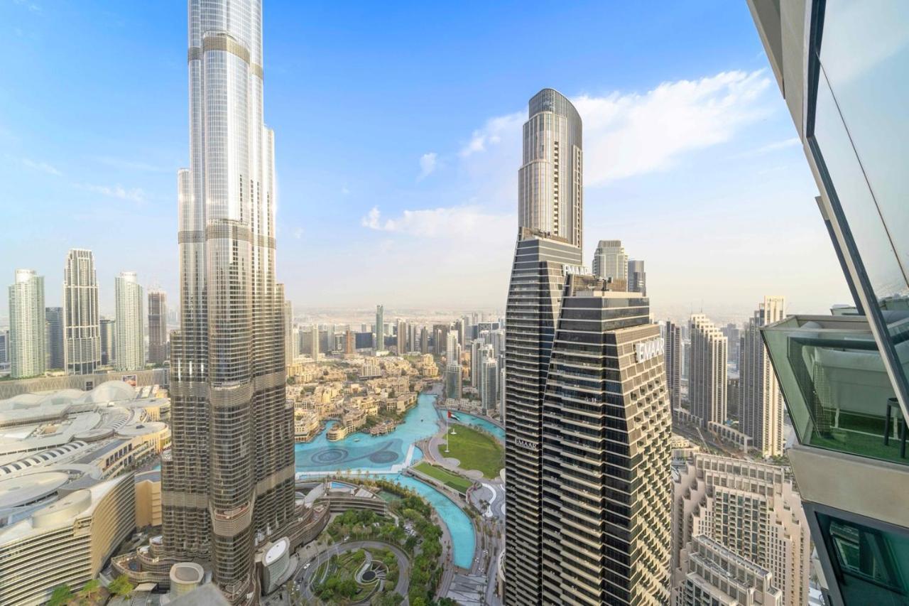 First Class 3Br With Full Burj Khalifa And Fountain View ドバイ エクステリア 写真