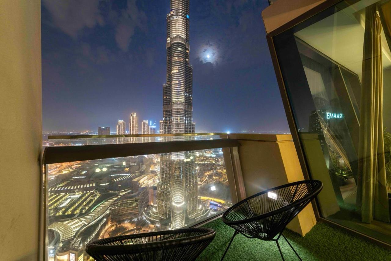 First Class 3Br With Full Burj Khalifa And Fountain View ドバイ エクステリア 写真